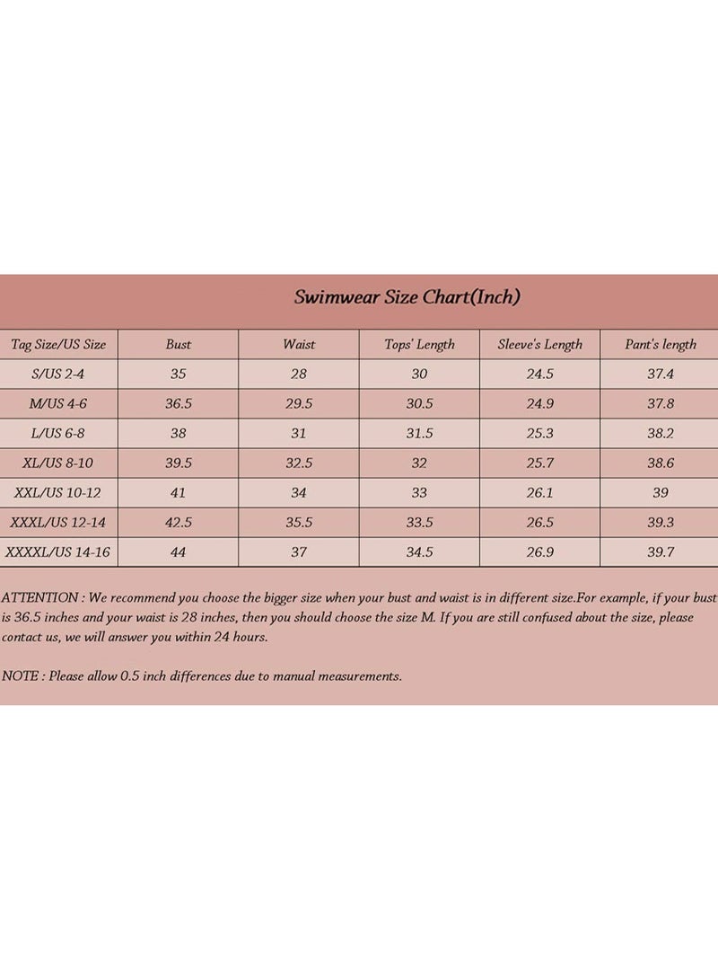Women Full Covered Burkini Swimwear Modern/Fitted（XL） - Image 2